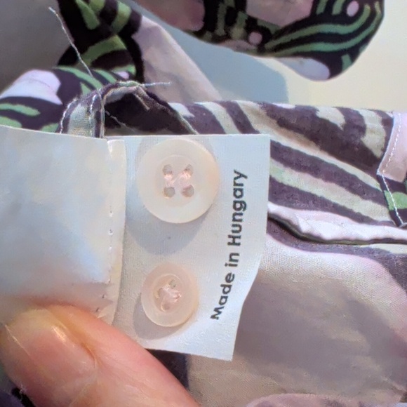 DRIES VAN NOTEN geometric print blouse - size small/36 - Picture 8 of 8